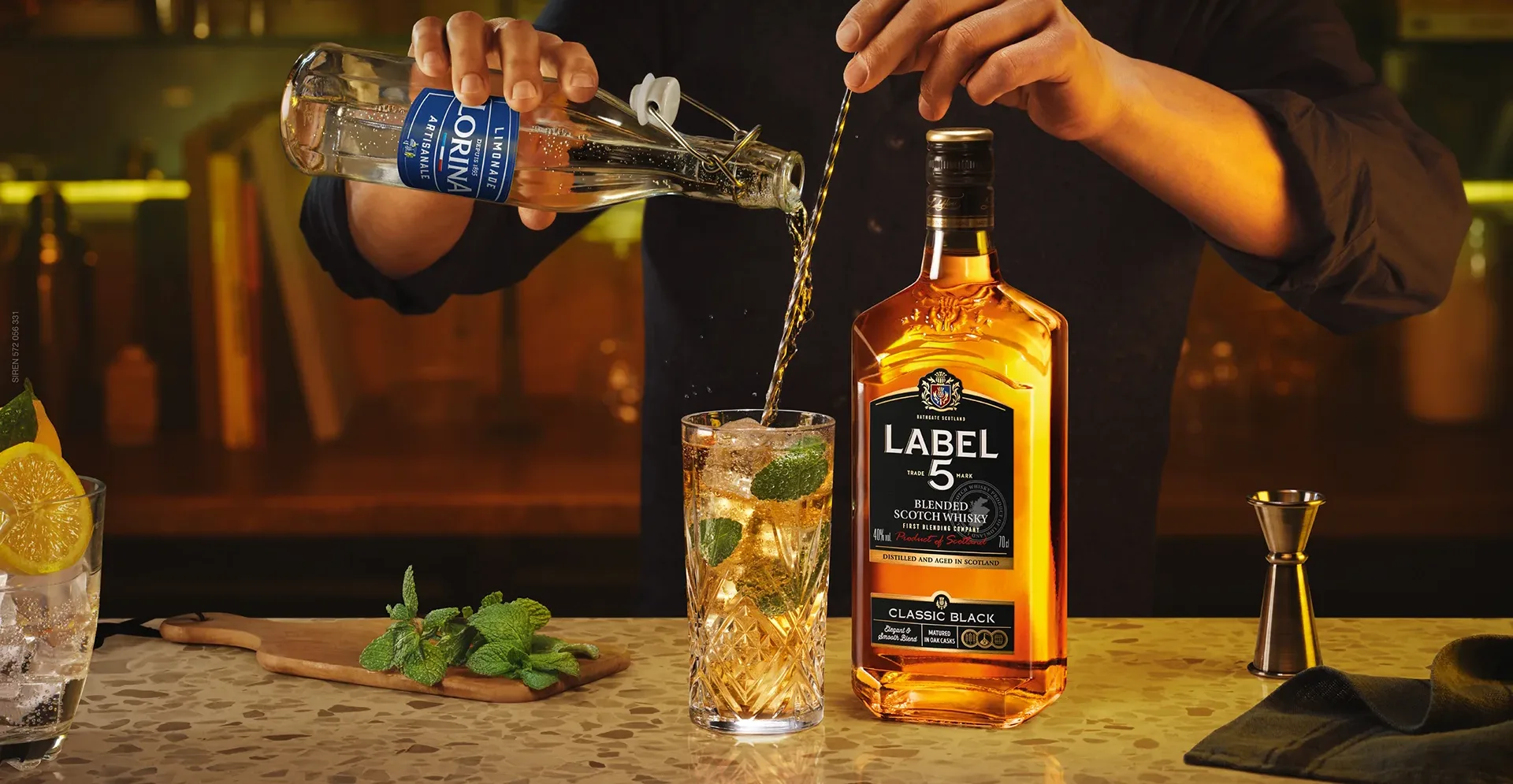 whisky label 5 cocktails